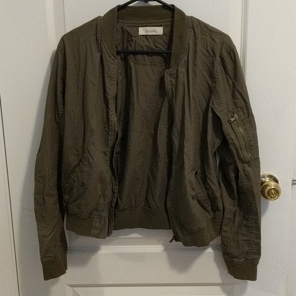 lightweight cotton bomber jacket - Picture 1 of 7